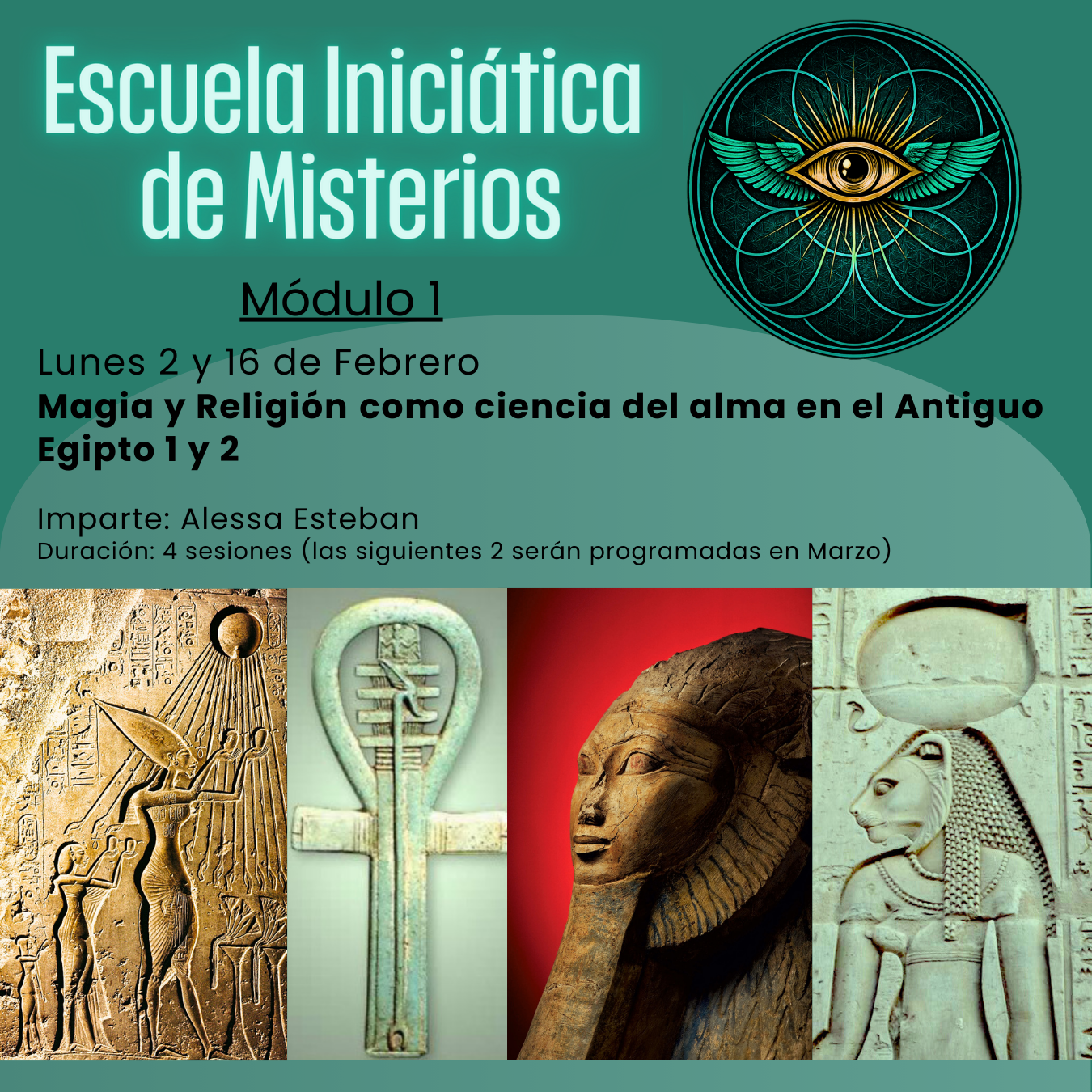 Escuela Iniciática de los Misterios: ✨☥Módulo 1 - Febrero 2026☥✨