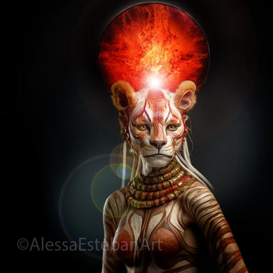 Powerful Sekhmet Digital File