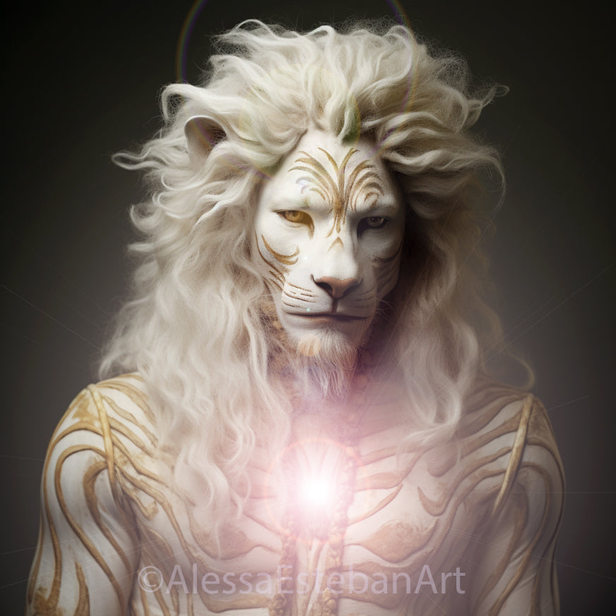 White Lion from Sirius Digital File