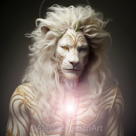 White Lion from Sirius Digital File